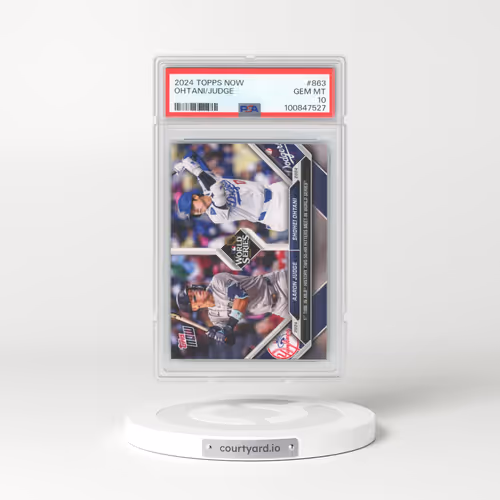2024 Topps Now #863 Aaron Judge/Shohei Ohtani (PSA 10 GEM MINT)