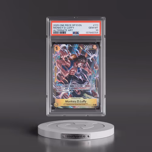2025 One Piece OP10-Royal Blood #111 Monkey D. Luffy - Alternate Art (PSA 10 GEM MINT)