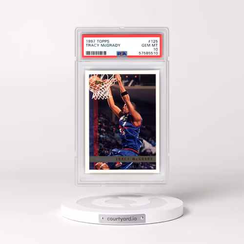1997 Topps #125 Tracy McGrady (PSA 10 GEM MINT)