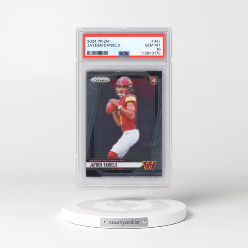 2024 Panini Prizm #347 Jayden Daniels (PSA 10 GEM MINT)