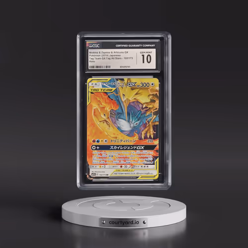 2019 Tag Team GX: Tag All Stars #102/173 Moltres & Zapdos & Articuno GX - Holo (CGC 10 GEM M