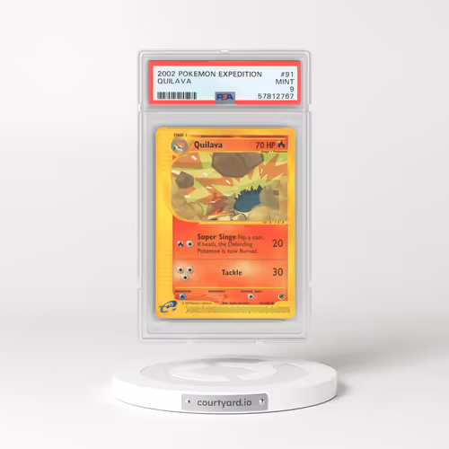 2002 Expedition #91 Quilava (PSA 9 MINT)