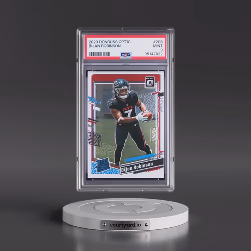 2023 Panini Donruss Optic #206 Bijan Robinson (PSA 9 MINT)