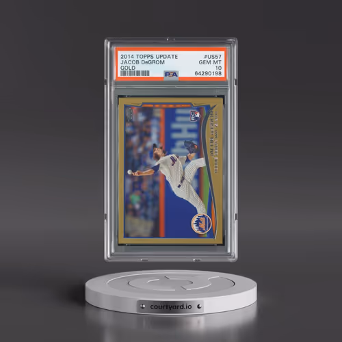 2014 Topps Update #US57 Jacob DeGrom - Gold (PSA 10 GEM MINT)