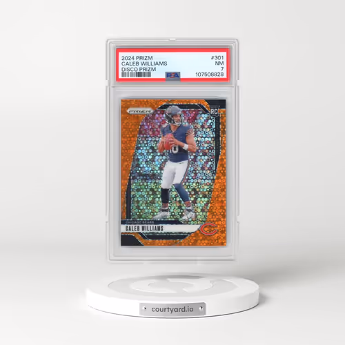 2024 Panini Prizm #301 Caleb Williams - Disco Prizm (PSA 7 NM)