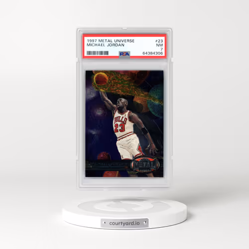 1997 Metal Universe #23 Michael Jordan (PSA 7 NM)