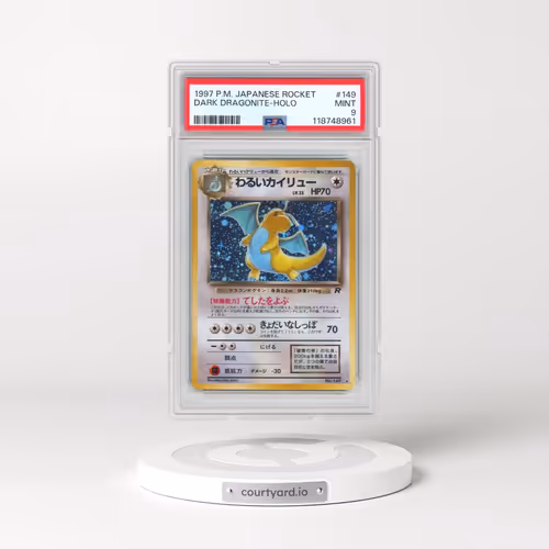 1997 Pokémon Rocket #149 Dark Dragonite - Holo (PSA 9 MINT)