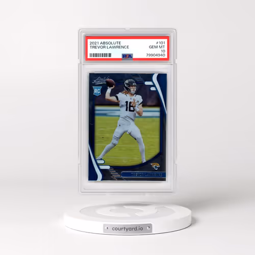 2021 Panini Absolute #101 Trevor Lawrence (PSA 10 GEM MINT)