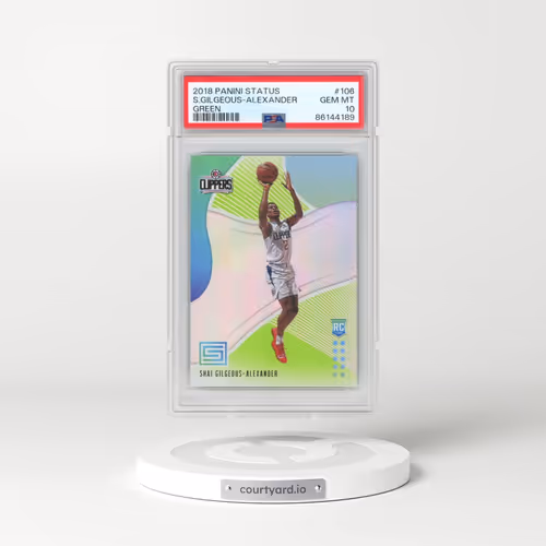 2018 Panini Status #106 Shai Gilgeous-Alexander - Green (PSA 10 GEM MINT)