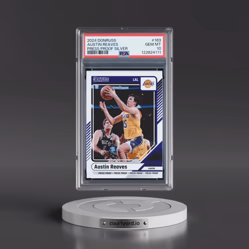 2024 Panini Donruss #163 Austin Reaves - Press Proof Silver (PSA 10 GEM MINT)