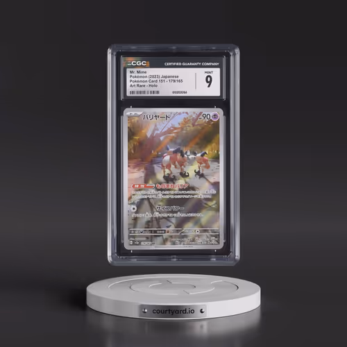 2023 Pokémon Card 151 #179/165 Mr. Mime - Art Rare Holo (CGC 9 MINT)