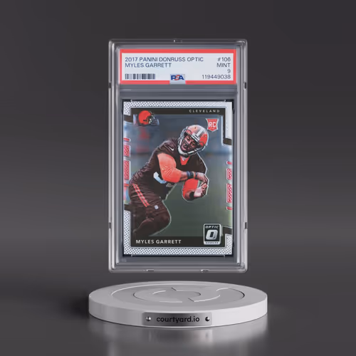 2017 Panini Donruss Optic #106 Myles Garrett (PSA 9 MINT)