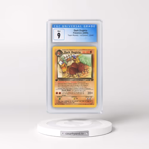 2000 Team Rocket #23/82 Dark Dugtrio - 1st Edition 1st Edition (CGC 9 MINT)