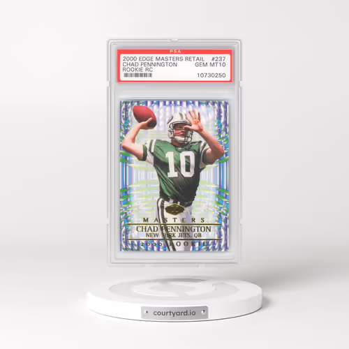 2000 Collector's Edge Masters Retail #237 Chad Pennington - Rookie RC (PSA 10 GEM MINT)