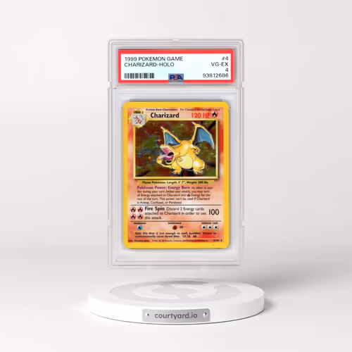 1999 Pokémon Game #4 Charizard - Holo (PSA 4 VG-EX)