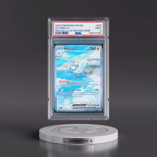 2023 Pokémon Par EN-Paradox Rift #253 Altaria EX - Holo Special Illustration Rare (PSA 9 MINT)
