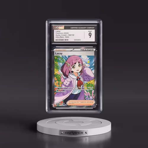 2024 Pokémon Scr EN-Stellar Crown #166 Lacey - Ultra Rare (CGC 9 MINT)