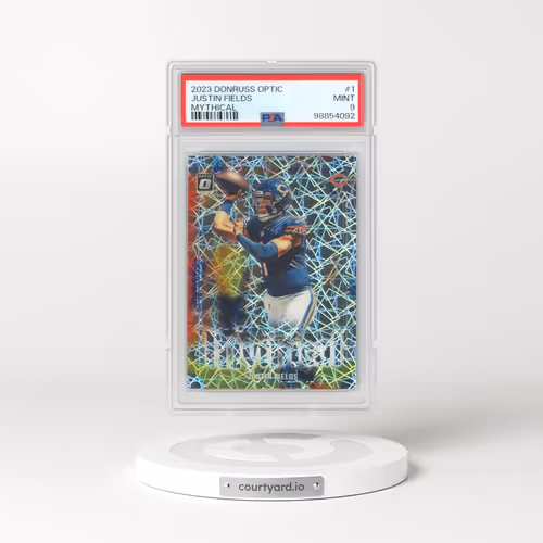 2023 Panini Donruss Optic Mythical #1 Justin Fields (PSA 9 MINT)