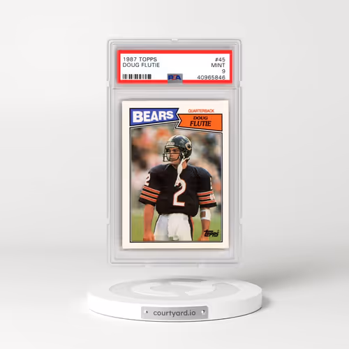 1987 Topps #45 Doug Flutie (PSA 9 MINT)