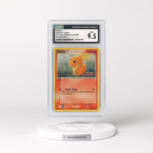 2007 EX Power Keepers #67 Torchic - Holo (CGC 9.5 MINT+)
