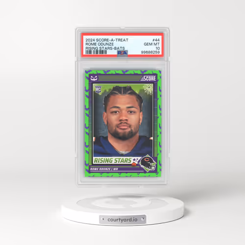 2024 Panini Score-A-Treat Rising Stars #44 Rome Odunze - Bats (PSA 10 GEM MINT)