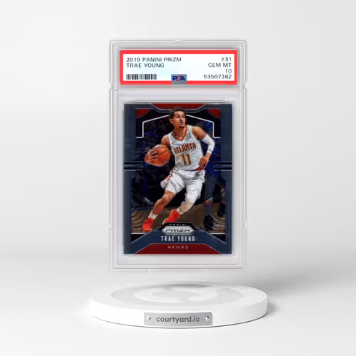 2019 Panini Prizm #31 Trae Young (PSA 10 GEM MINT)