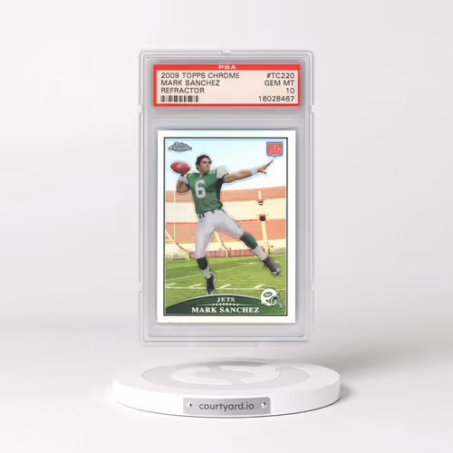 2009 Topps Chrome #TC220 Mark Sanchez - Refractor (PSA 10 GEM MINT)