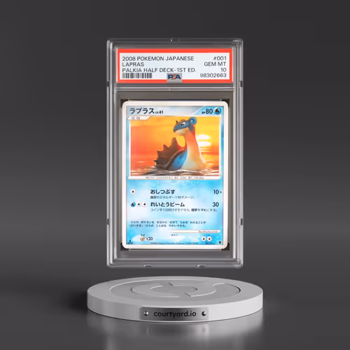 2008 Pokémon Palkia Half Deck #001 Lapras - 1st Edition (PSA 10 GEM MINT)