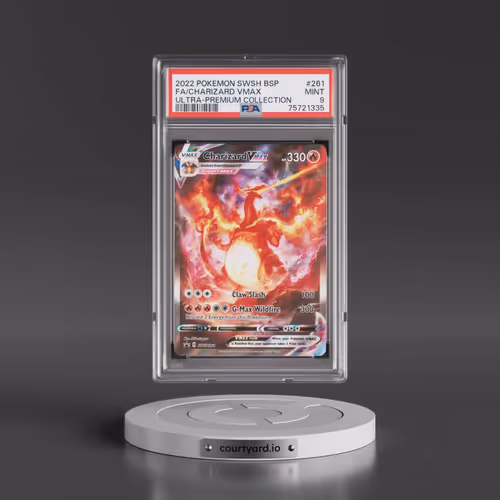 2022 Pokémon Swsh Black Star Promo #261 Charizard Vmax - Full Art Sword & Shield Ultra-Premium Colle