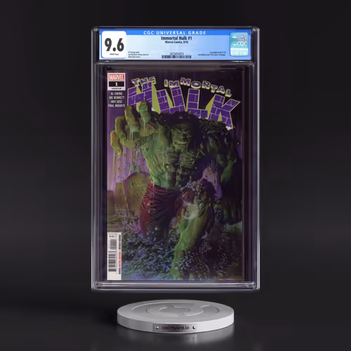 Immortal Hulk #1 CGC 9.6 White Pages (Marvel Comics, 8/18)