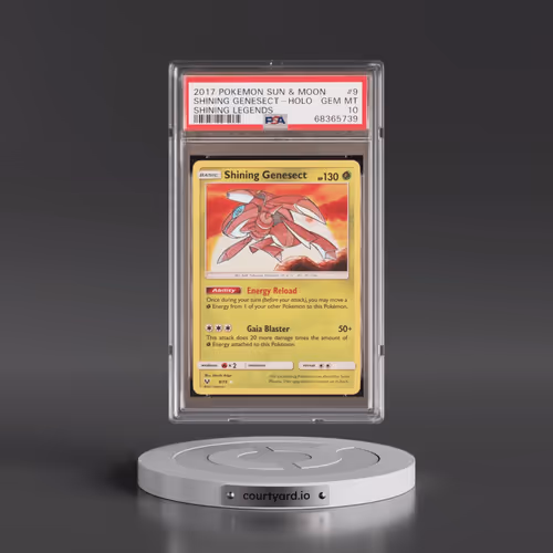 2017 Pokémon Sun & Moon Shining Legends #9 Shining Genesect - Holo Holo (PSA 10 GEM MINT)