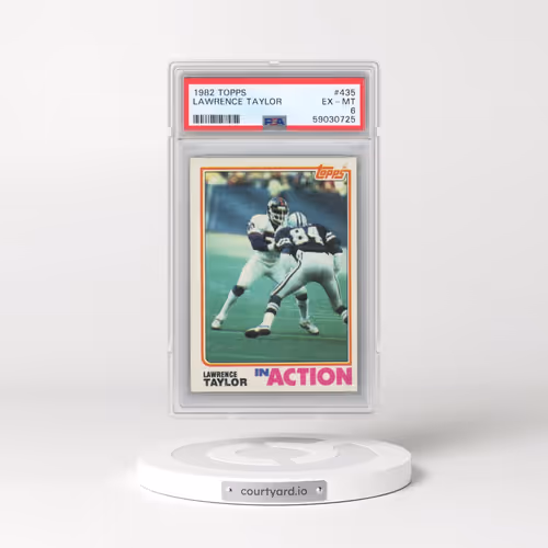 1982 Topps #435 Lawrence Taylor (PSA 6 EX-MT)