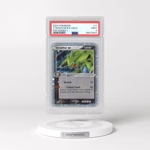 2004 Pokémon Pop Series 1 #17 Tyranitar EX - Holo Holo (PSA 9 MINT)