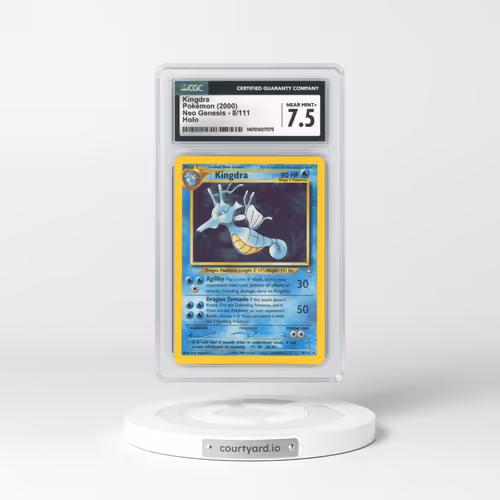 2000 Neo Genesis #8 Kingdra - Holo (CGC 7.5 NM+)