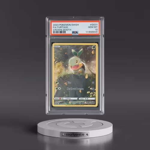 2023 Pokémon Sword and Shield Crown Zenith #GG31 Turtwig - Full Art (PSA 10 GEM MINT)