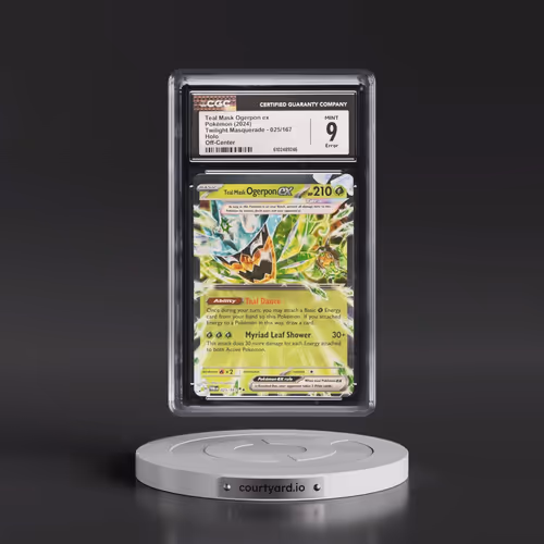 2024 Pokémon Twm EN-Twilight Masquerade #025 Teal Mask Ogerpon EX - Holo (CGC 9 MINT)