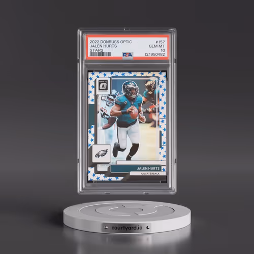 2022 Panini Donruss Optic #157 Jalen Hurts - Stars (PSA 10 GEM MINT)