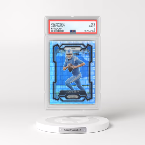 2023 Panini Prizm #98 Jared Goff - Pandora (PSA 9 MINT)