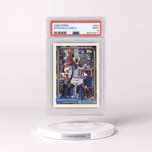 1992 Topps #362 Shaquille O'Neal (PSA 9 MINT)