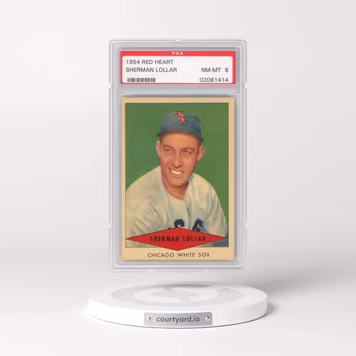 1954 Red Heart Sherman Lollar (PSA 8 NM-MT)