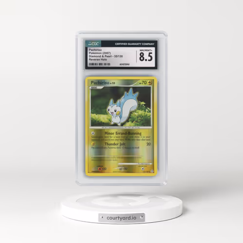 2007 Diamond & Pearl #35/130 Pachirisu - Reverse Holo (CGC 8.5 NM-MT+)