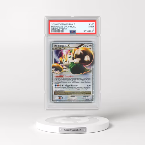 2008 Pokémon Diamond & Pearl Stormfront #100 Regigigas LV.X - Holo (PSA 9 MINT)