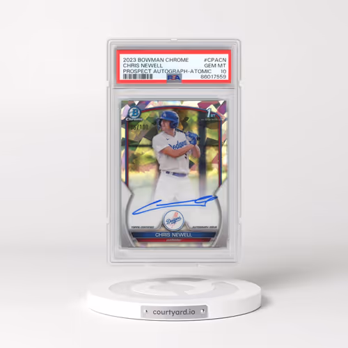 2023 Bowman Chrome Prospect Autographs #CPACN Chris Newell - Atomic Refractor (PSA 10 GEM MINT)