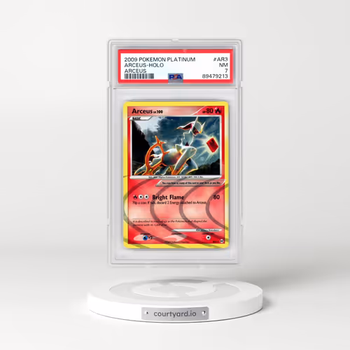 2009 Pokémon Platinum Arceus #AR3 Arceus - Holo (PSA 7 NM)