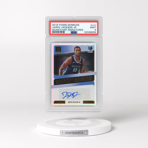2018 Panini Donruss Significant Signatures #JJJ Jaren Jackson Jr. (PSA 9 MINT)