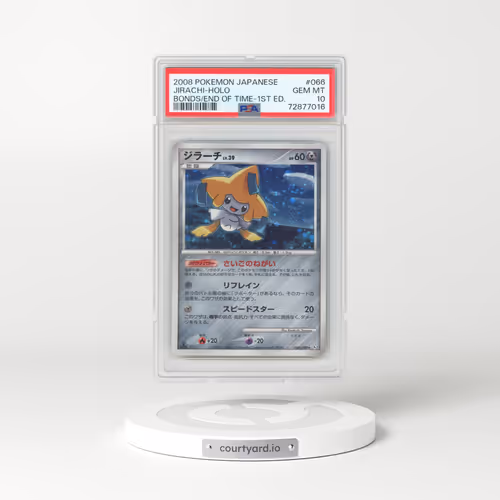 2008 Japanese Pokémon Bonds to the End of Time #066 Jirachi - 1st Edition Holo (PSA 10 GEM MINT)
