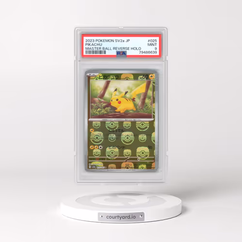 2023 Pokémon Sv2a-Pokemon 151 #025 Pikachu - Reverse Holo Master Ball (PSA 9 MINT)