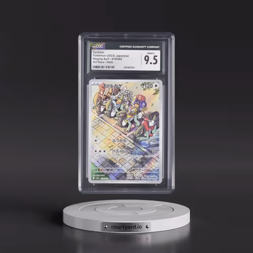 2023 Pokémon Sv3a-Raging Surf #074 Cyclizar - Art Rare (CGC 9.5 MINT+)