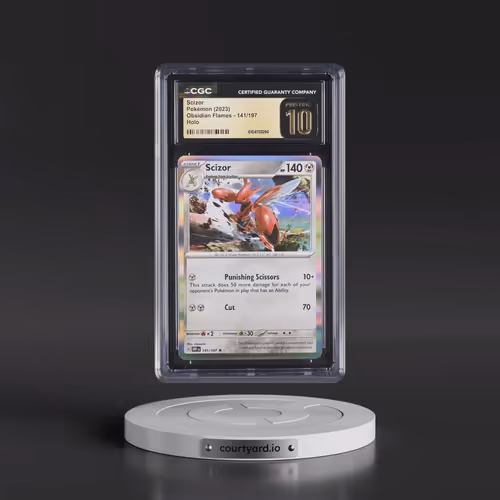2023 Obsidian Flames - OBF EN #141/197 Scizor - Holo (CGC 10 PRISTINE)