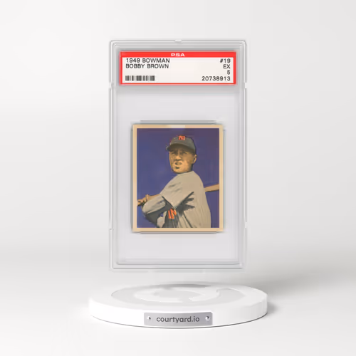 1949 Bowman #19 Bobby Brown (PSA 5 EX)